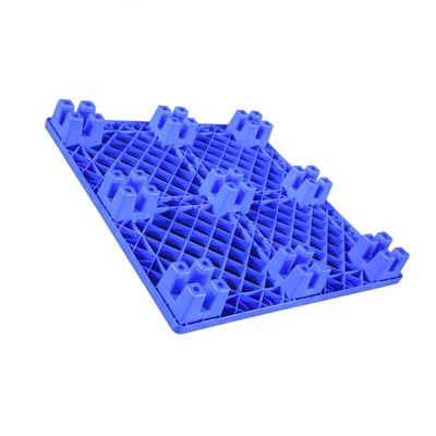 600Kg Dinamik Yük 1100 X 1100 Plastik Paletler Tıbbi / Gıda İçin Nestable Mavi HDPE