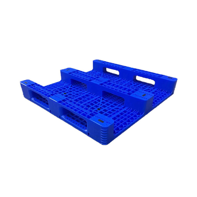 Gıda Fabrikası / Liman için Mavi Kaymaz HDPE Plastik Paletler 1100 X 1100 X 155
