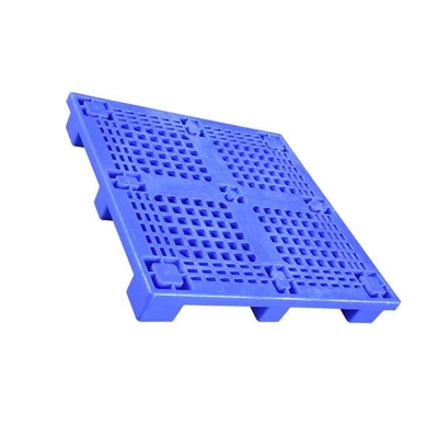 1000 X 1000 Mavi HDPE Plastik Paletler 0.6T Tıbbi / Gıda Fabrikası İçin Yük