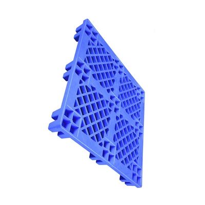 Depo 600Kg Dinamik Yük için Tek Yüz PE 1100 X 1100 Plastik Palet