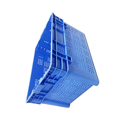 HDPE Ciro Plastik Hareketli Sandık Yuvalanabilir Lojistik 23.6X15.7'
