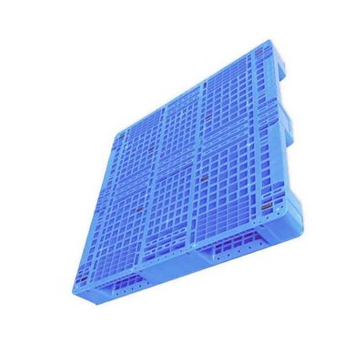 110x110 Mavi 13.8Kg Ağır Hizmet Plastik Palet HDPE Lojistik Taşımacılık