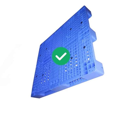 HDPE Raf Plastik Palet Ağır Hizmet 1300x1100 5000Kg Yük