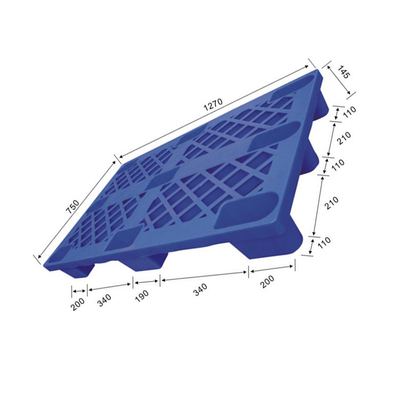 1270x750 Depo Plastik Palet Geçmeli Kilit 1500Kg Statik HDPE