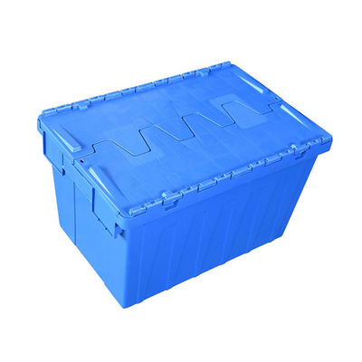 Kilitlenebilir İstiflenebilir Hareketli Kutular 770 Pound HDPE Taşıma İçin Plastik Saklama Kapları