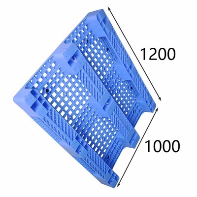 Kapalı Düz ​​Güverte Ağır Hizmet Tipi Plastik Palet HDPE 1200 X 1000 X 150mm