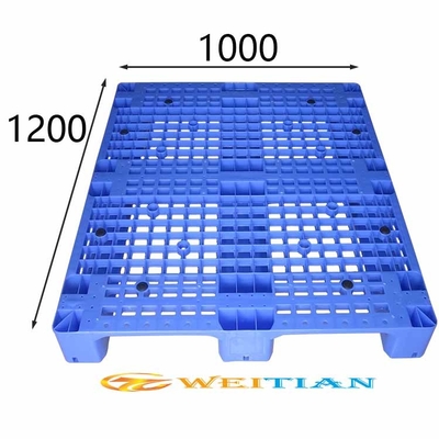 Ergonomi İstiflenebilir Plastik Paletler 1200 X 1000 Statik Yük 5500 Kg Forkliftler İçin