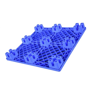 Mavi HDPE Nestable Plastik Paletler 1100 X 1100 600Kg Tıbbi İçin Dinamik Yük