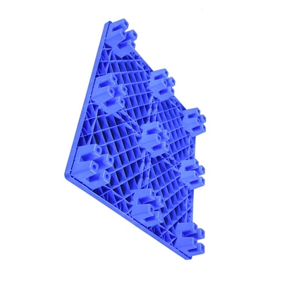 600Kg Dinamik Yük 1100 X 1100 Plastik Paletler Tıbbi / Gıda İçin Nestable Mavi HDPE
