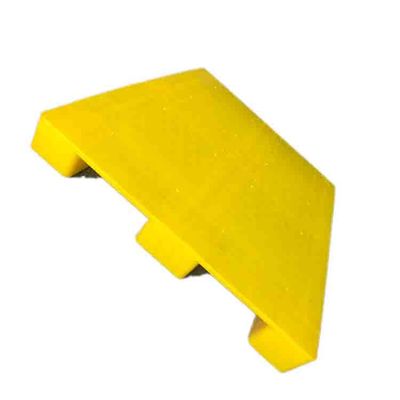Sarı USDA Onaylı Plastik Palet Depolama PE İhracat 120x100cm