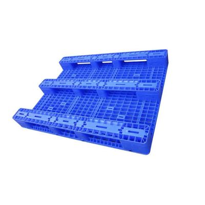 1400*1100 Enjekte HDPE Güçlü Plastik Paletler 1500kg Üç Yolluk
