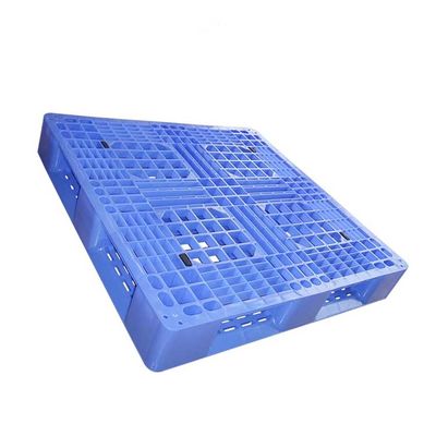 Izgaralı 4 Yollu Raflanabilir Plastik Paletler 1000 x 1000 Yüksek Yoğunluklu Polietilen