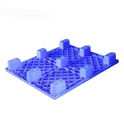 Tek Yüzlü 1200*1100mm Hafif Plastik Paletler 1500Kg Statik Yük