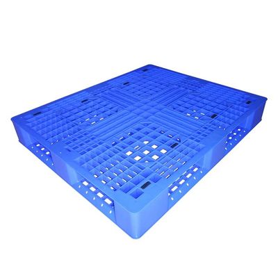 Depo 0.8T Statik Yük için HDPE Plastik Paletler 1.2x1m Katı Üst Raflı Palet
