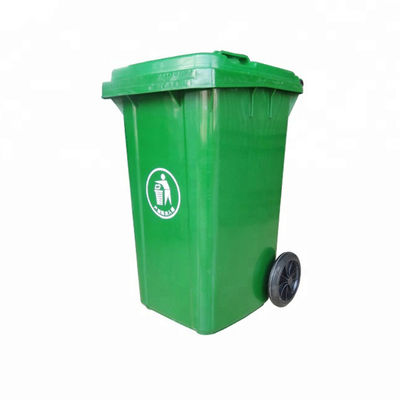 63G Dış Mekan Plastik Çöp Kovası Polipropilen UV 240L Plastik Çöp Kovası