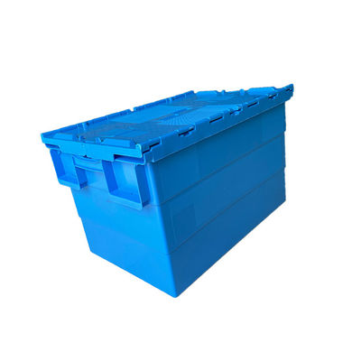 ISO9001 600x400 Mavi HDPE Plastik Palet ESD Taşıma Evi Depolama Dosyaları İçin