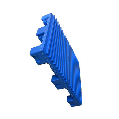 HDPE 1060x750 Raflı Plastik Paletler 4000Kg Lojistik Çift Yüzlü