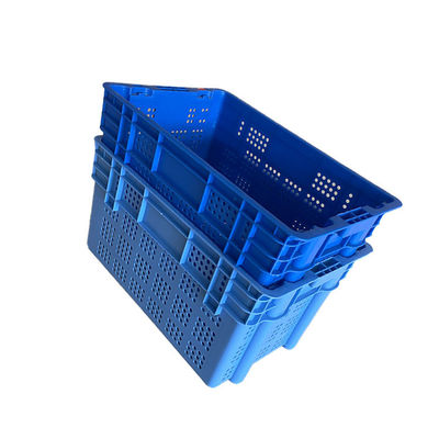 Hijyenik 60X40 HD Polietilen Hareketli Sandık Deniz Ürünleri Market Yükü 50Kg