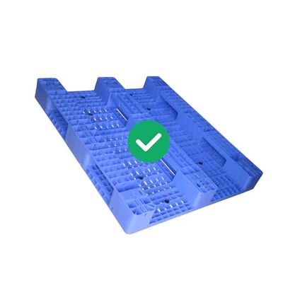 Ergonomik Açık Güverte Palet 1300x1100 PE 5000Kg Hijyenik Yük
