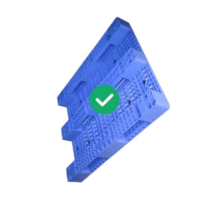 5T Yük Mavi Plastik Palet 1300X1100 HDPE Soğutmalı Taşıma Zinciri