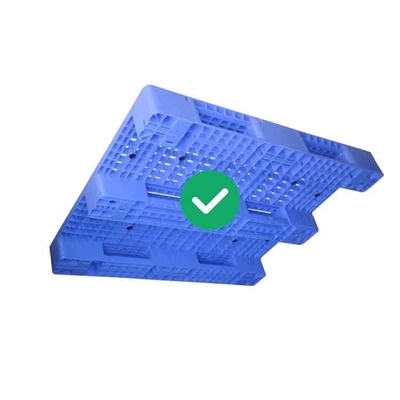 Ergonomik HDPE Plastik Palet 1300x1100 5000Kg Yük Rahat Kullanım
