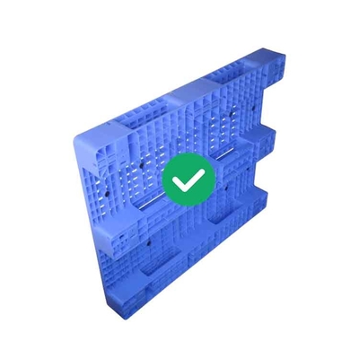 Ergonomik HDPE Plastik Palet 1300x1100 5000Kg Yük Rahat Kullanım