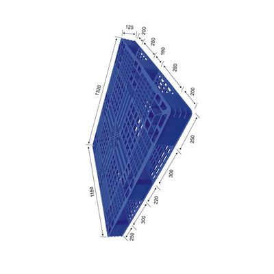 Liman için Geri Dönüşümlü HDPE Yuvalanabilir Plastik Paletler PP FM 4000Kg Statik