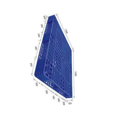 1320X1150 Plastik İhracat Paletleri HDPE Depo 1200Kg Dinamik
