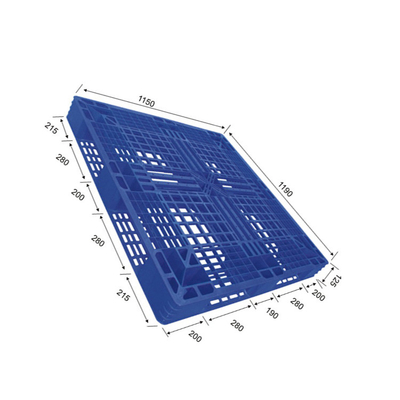 Ergonomik PE Plastik Palet 1190x1150 Dinamik 1200Kg Sorunsuz Taşıma