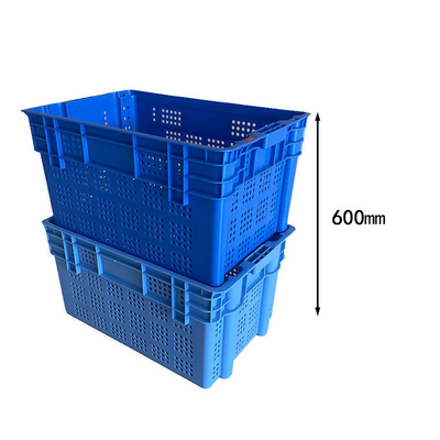 Geri Dönüştürülebilir HDPE Plastik Kasalar 200 lbs İstiflenebilir Depolama Kasaları