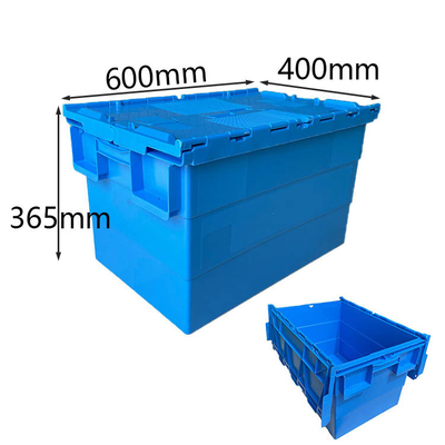 Depo HDPE Plastik Lojistik Kutusu Hijyen Plastik Hareketli Sandık 50Kg 60L