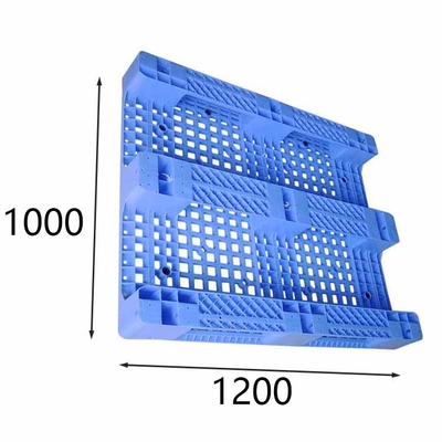 HDPE Malzeme Raflanabilir Plastik Paletler kaymaz çıkıntılar Dinamik yük 1500Kg