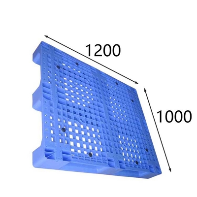 HDPE Malzeme Raflanabilir Plastik Paletler kaymaz çıkıntılar Dinamik yük 1500Kg