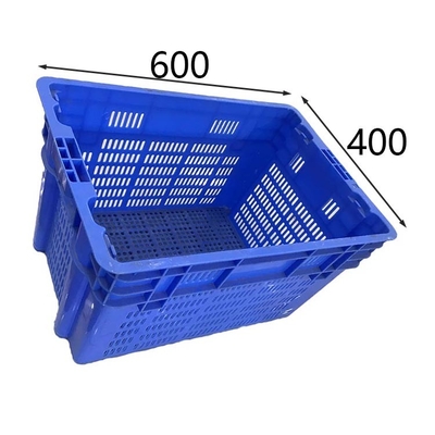 %100 HDPE Katlanabilir Hareketli Plastik Kasa 600 X 400 X 315mm Ağır Hizmet Dayanıklı