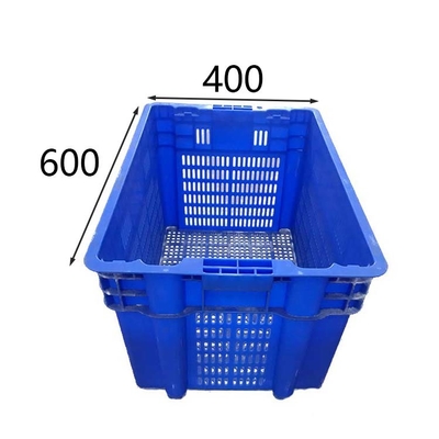 %100 HDPE Katlanabilir Hareketli Plastik Kasa 600 X 400 X 315mm Ağır Hizmet Dayanıklı